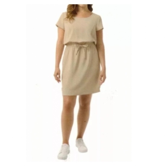 32 Degrees Ladies' Twill Dress, Moonlight (Beige/Tan), Medium, NWT - Picture 1 of 11